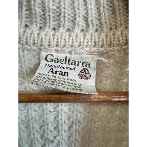 Gaeltarra Handloomed Aran Womens Size 38 100% Wool Size Small - Picture 3 of 7